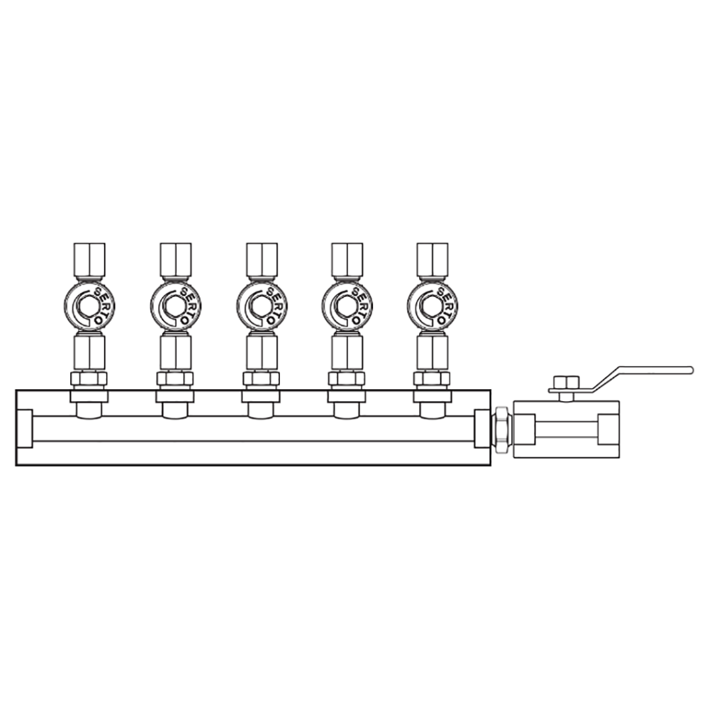 M2056002 Manifolds Stainless Steel Single Sided