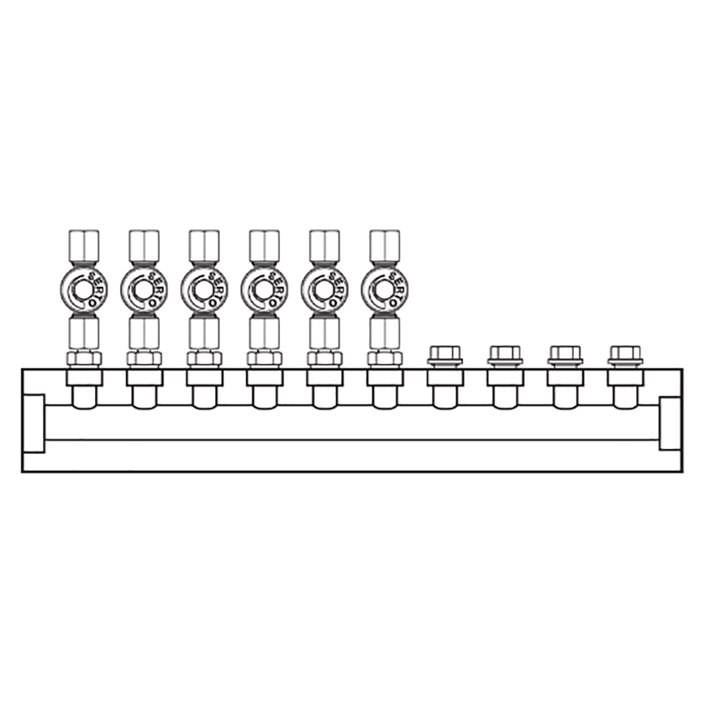 M2065000 Manifolds Stainless Steel Single Sided