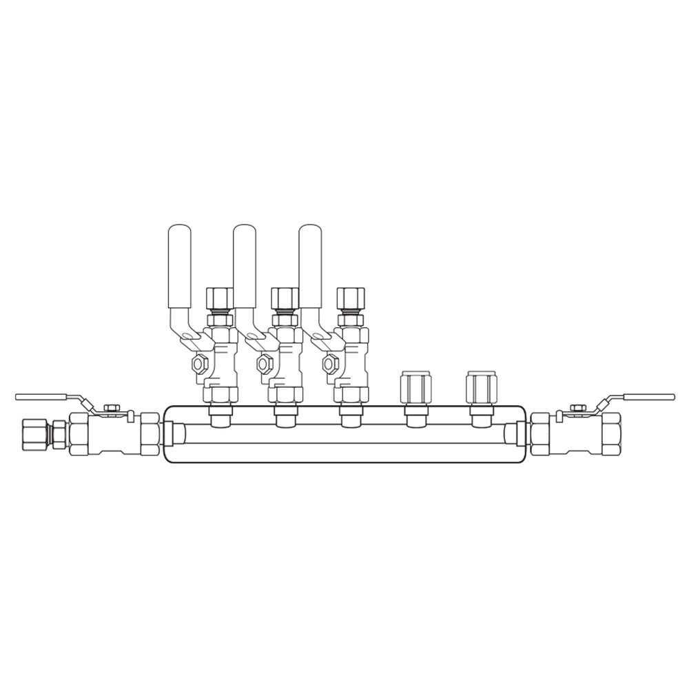 M3034322 Manifolds Stainless Steel Single Sided