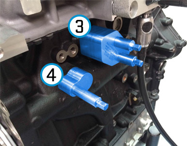Special connectors in car engine