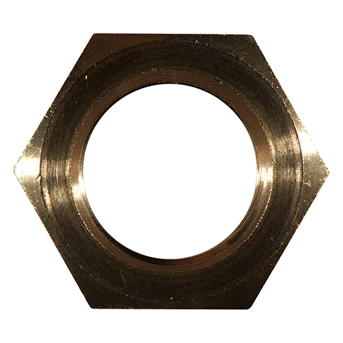Hexagon Nut Female M8x1  Brass 40006-M8x1