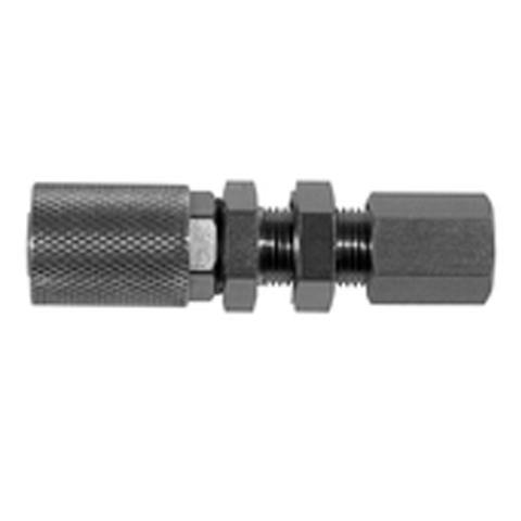 17011215 Coupling - Straight Through - Serto Connection Rectus en Serto Straight through quick couplers with full bore works without a valve and thus achieve the best possible flow (flow). The turbulence which is normally caused by the intergrated valves is not present.
