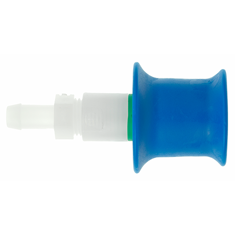 QDC Without Valve Hose Nozzle Tube ID6mm Blue  PVDF Seal EPDM CO K/BS-SOT-LW6 PE (Safety Lock)
