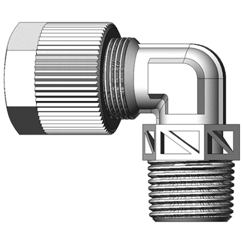 18032400 Male adaptor elbow union (R) Serto Elbow adaptor fittings/unions