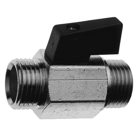 22016110 Ball Valve One-piece - 2 way Mini One-piece ball valve with reduced bore for easy and economical applications.