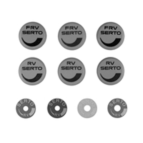 Valve Labels (Set)  VSD NV 51A+C-10/12/15 (RV/FRV) Black