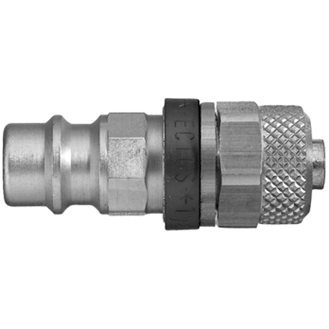 45136595 Nipple - Single Shut-off - Plastic Hose Connection Single shut-off nipples/ plugs work without valve in the nipple. The flow is stalled when the connection is broken. ( Rectus SF serie)
