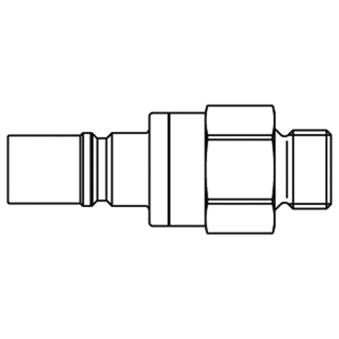 47810600 Nipple - Dry Break - Male Thread Rectus double shut-off nipple with flatsealing or dry-break system for leak-free design. (KL series). On the coupling and plug, our leak-free coupling systems have valves that build up no dead-space volume. As such, when the connection is broken, no drops of the medium being channelled are able to escape. This variant is especially suitable for transporting aggressive media or in sensitive environments like in cleanrooms.