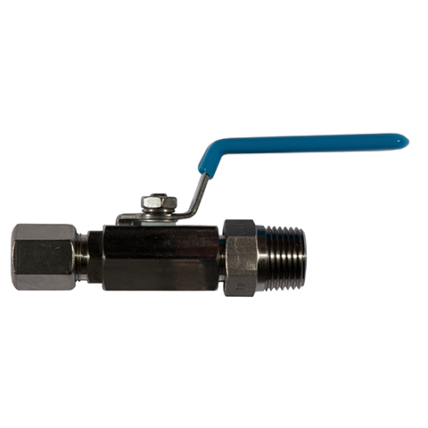 53001190 單片式球閥 - 2 向 One-piece ball valve with reduced bore for easy and economical applications.