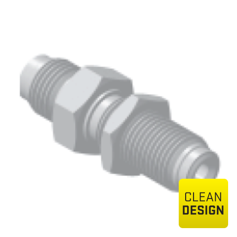 94201600 Bulkhead - Union UHP bulkhead fittings/unions in SS316L stainless steel are internal or external electropolished and packed in a class 10 cleanroom.