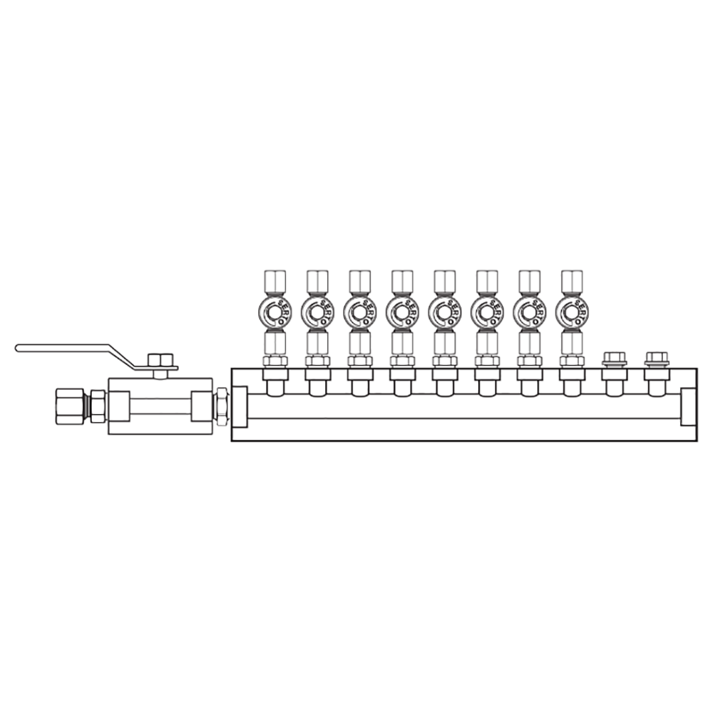 M2085030 Manifolds Stainless Steel Single Sided